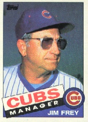 1985 Topps Baseball Cards      241     Jim Frey MG